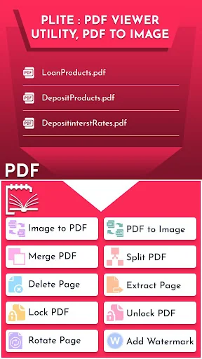 Plite: PDF Viewer, PDF Utility