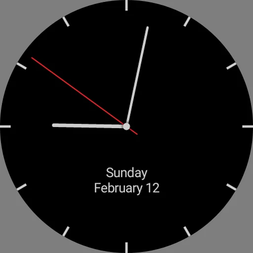 First - a Calendar Watchface screenshot 4