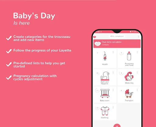 Baby's Day: Baby layette list