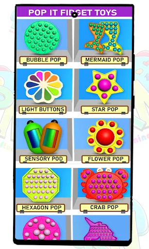 Pop It Fidget Toy: ASMR Poppet