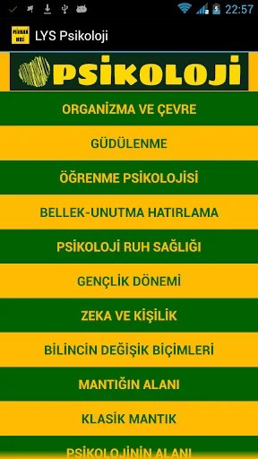 Psikoloji Dersi
