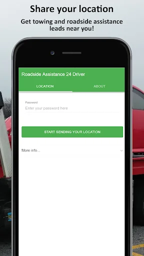 Roadside Assistance 24 Driver screenshot 2