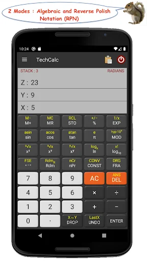 TechCalc Scientific Calculator screenshot 2