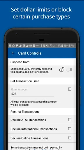 Robins Financial Cards App screenshot 3