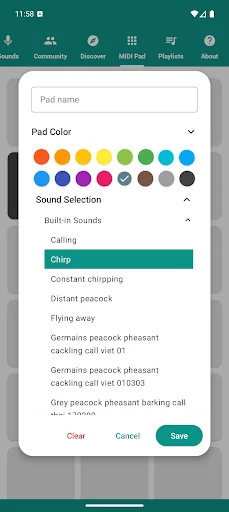 Peacock Sounds screenshot 4