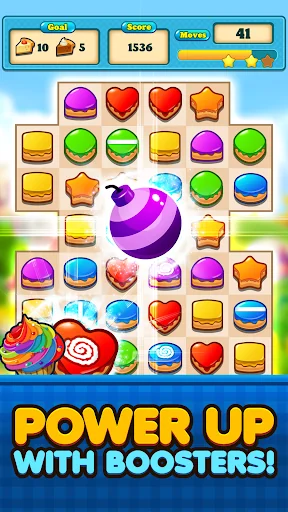 Cupcake Match 3 Games No Wifi screenshot 3