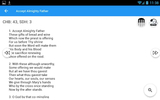 Comprehensive Catholic Hymnal screenshot 4