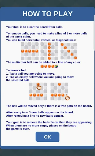 Color Lines: Match Ball Puzzle screenshot 3