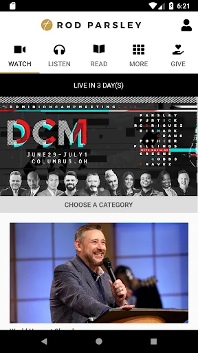 Rod Parsley Mobile App