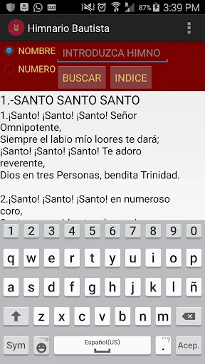Himnario Bautista screenshot 1