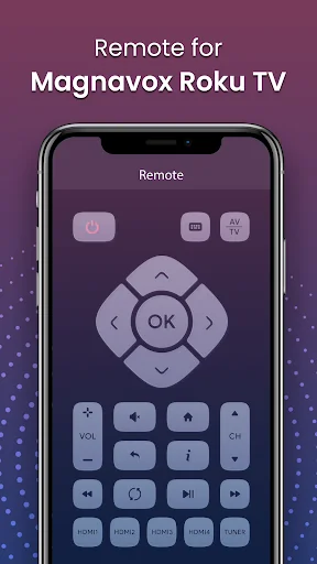 Remote for Magnavox Roku TV
