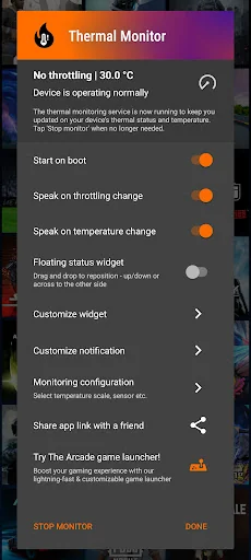 Thermal Monitor - Phone Temp