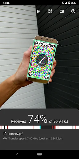 Screencode: Share Text Offline