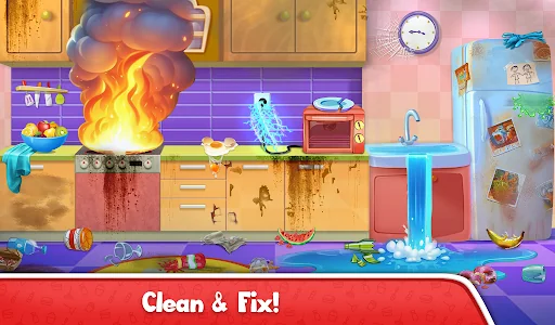 Big Home Cleanup Cleaning Game