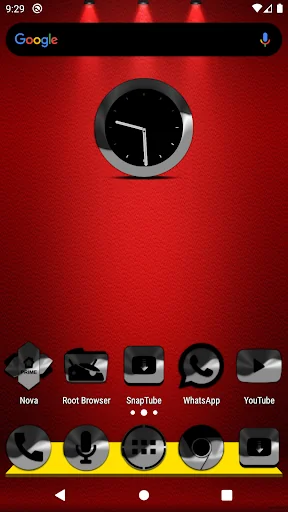 Half Light Black Icon Pack