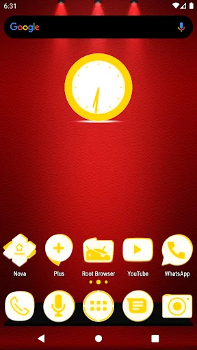 Inverted White Yellow IconPack