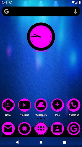 Oreo Magenta Icon Pack P2