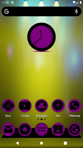 Oreo Purple Icon Pack P2
