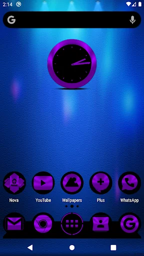 Oreo Purple Icon Pack
