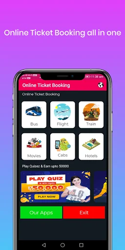 Online Ticket Booking USA screenshot 1