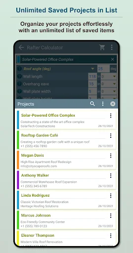 Rafter estimator for roofing screenshot 4