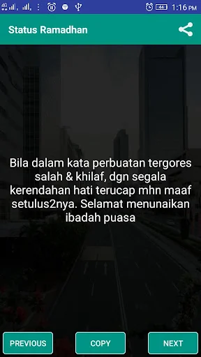 Status Puasa Ramadhan