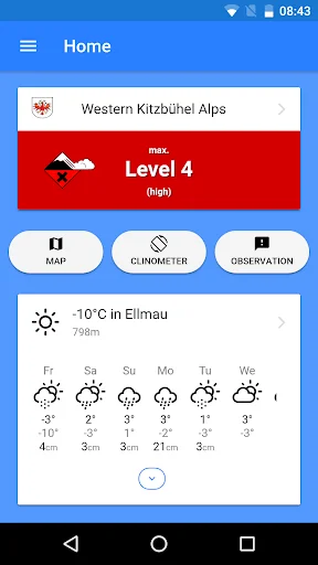 SnowSafe - Avalanche Forecasts