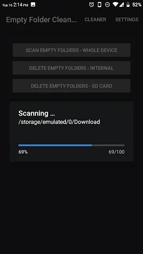 Empty Folder Cleaner