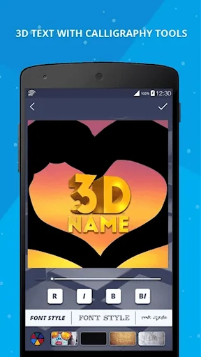 3D Name on Pics - 3D Text screenshot 3