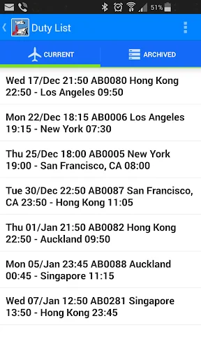 Roster Minder for Airline Crew screenshot 2