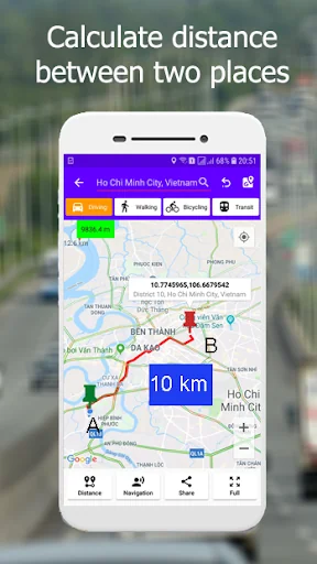 Maps Distance Calculator