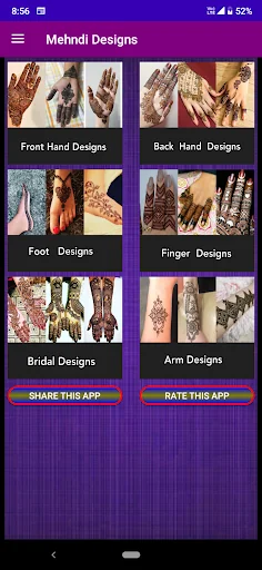 Mehndi Designs offline