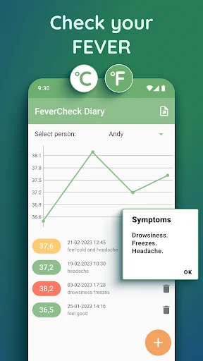 Body Temperature・Fever Tracker screenshot 4