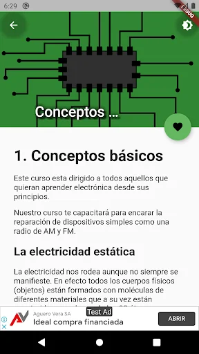 Curso de Electronica Basica screenshot 1