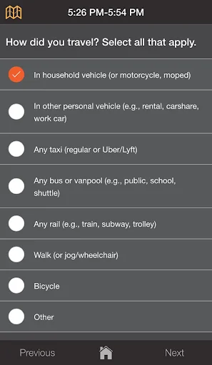 rMove®: Travel Survey screenshot 2