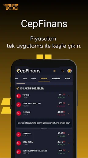 CepFinans: Döviz, Altın, Borsa screenshot 1
