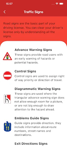 RTA Signal Test: Traffic Signs screenshot 3