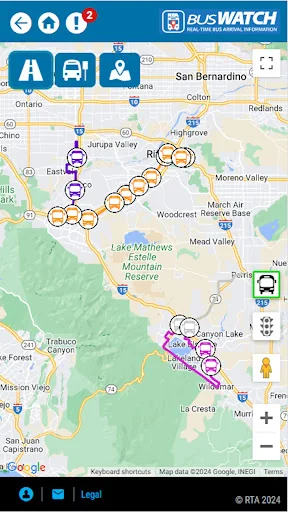 Riverside Transit BusWatch screenshot 1
