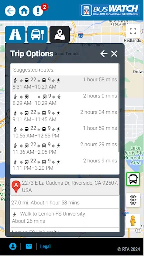 Riverside Transit BusWatch screenshot 3