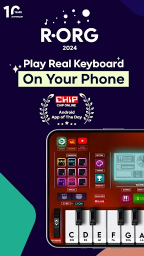 R-ORG 2026: Play Real Keyboard screenshot 1