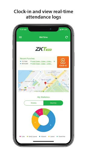 ZKBioTime screenshot 1