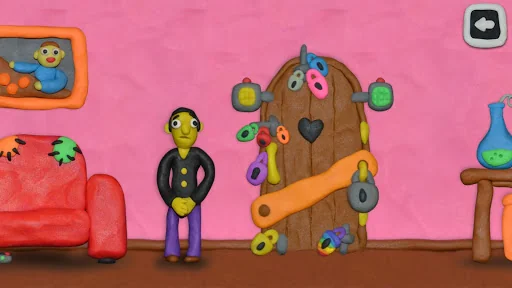 12 LOCKS: Plasticine room screenshot 2