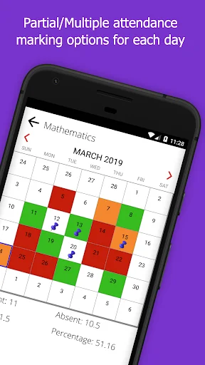 Attendance Register (students/ screenshot 1