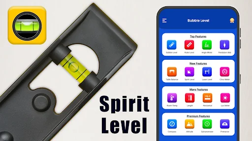 Bubble Level Spirit Level App screenshot 3