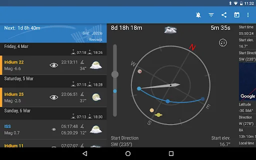 ISS Detector Satellite Tracker