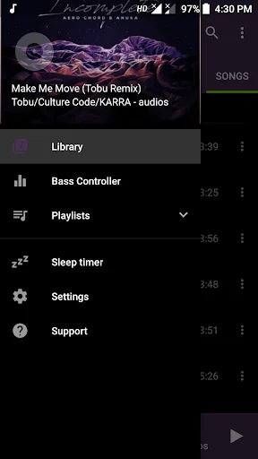 Bass Music Player screenshot 1