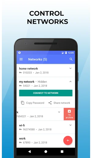 Wi-Fi password manager