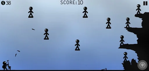Stickman Battle - Knife Hit screenshot 1