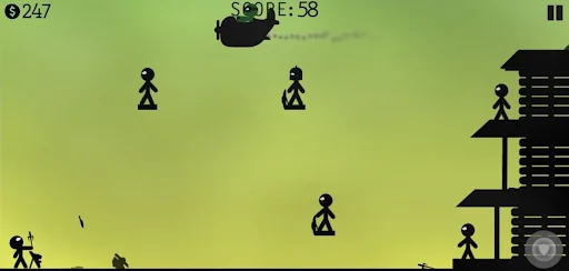 Stickman Battle - Knife Hit screenshot 2