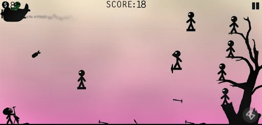Stickman Battle - Knife Hit screenshot 4